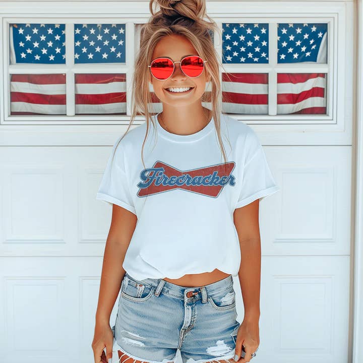 THE LATTIMORE CLAIM - Wholesale Screen Printed T-Shirt - Women's - Firecracker Tee