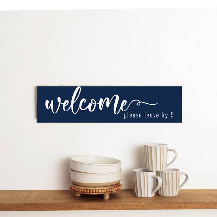 Rustic Marlin - Wholesale Sign - Please Leave by 9 Barnwood Sign1