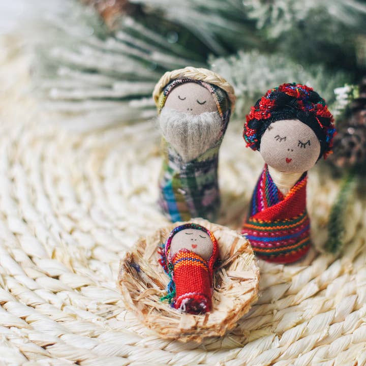 Belén reciclado en miniatura para venta al por mayor de Upavim Crafts