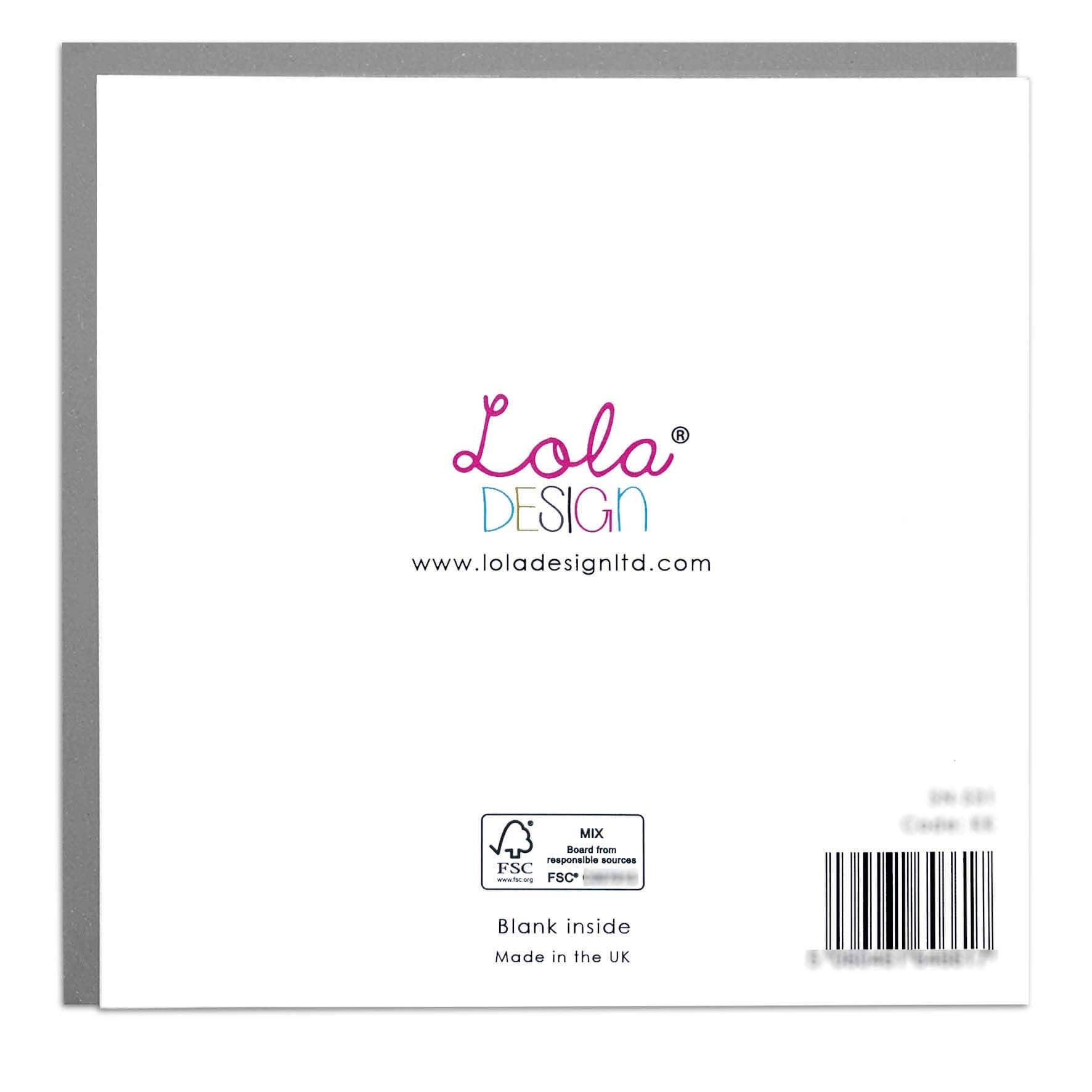 Lola Design Ltd - Wholesale Get Well Card - Get well soon Card by Lola Design x Dahlia Beach1