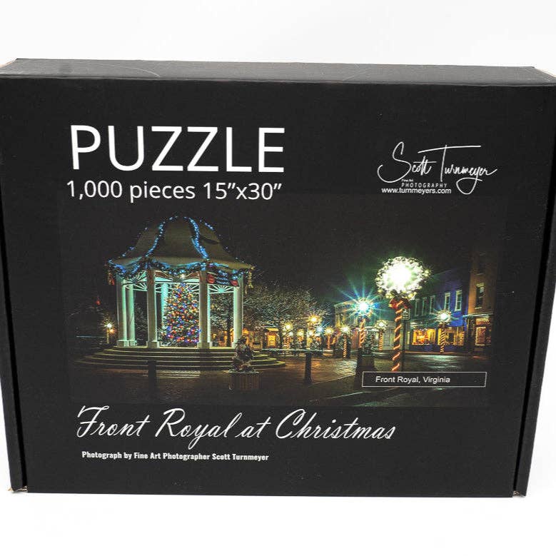 Turnmeyers - Wholesale Puzzle - Adult - Front Royal at Christmas - 1000 Piece Jigsaw Puzzle by Scott Turnmeyer1