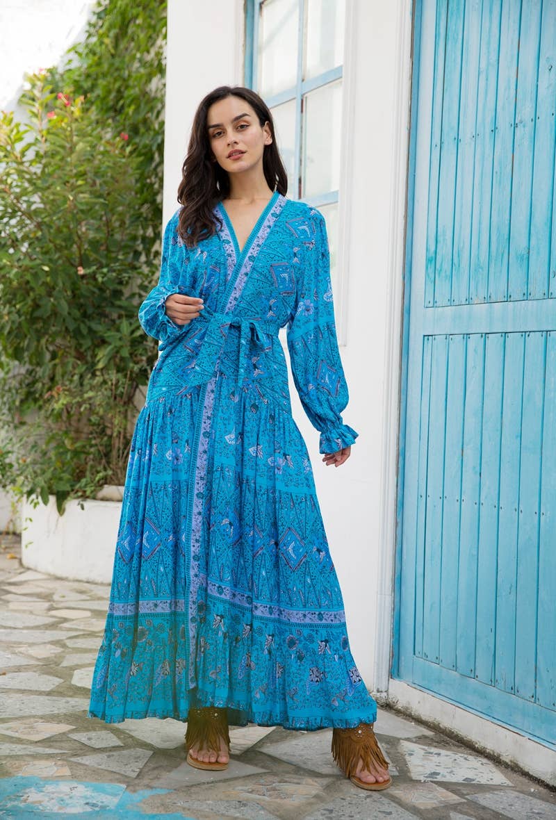 last queen - Wholesale Kimono - Dames - Vloeiende kimono met bloemenprint4