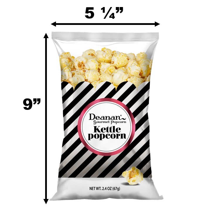 Deanan Gourmet Popcorn - Vente Pop-corn - Popcorn Kettle - 50 unités - Sacs de 3 tasses1