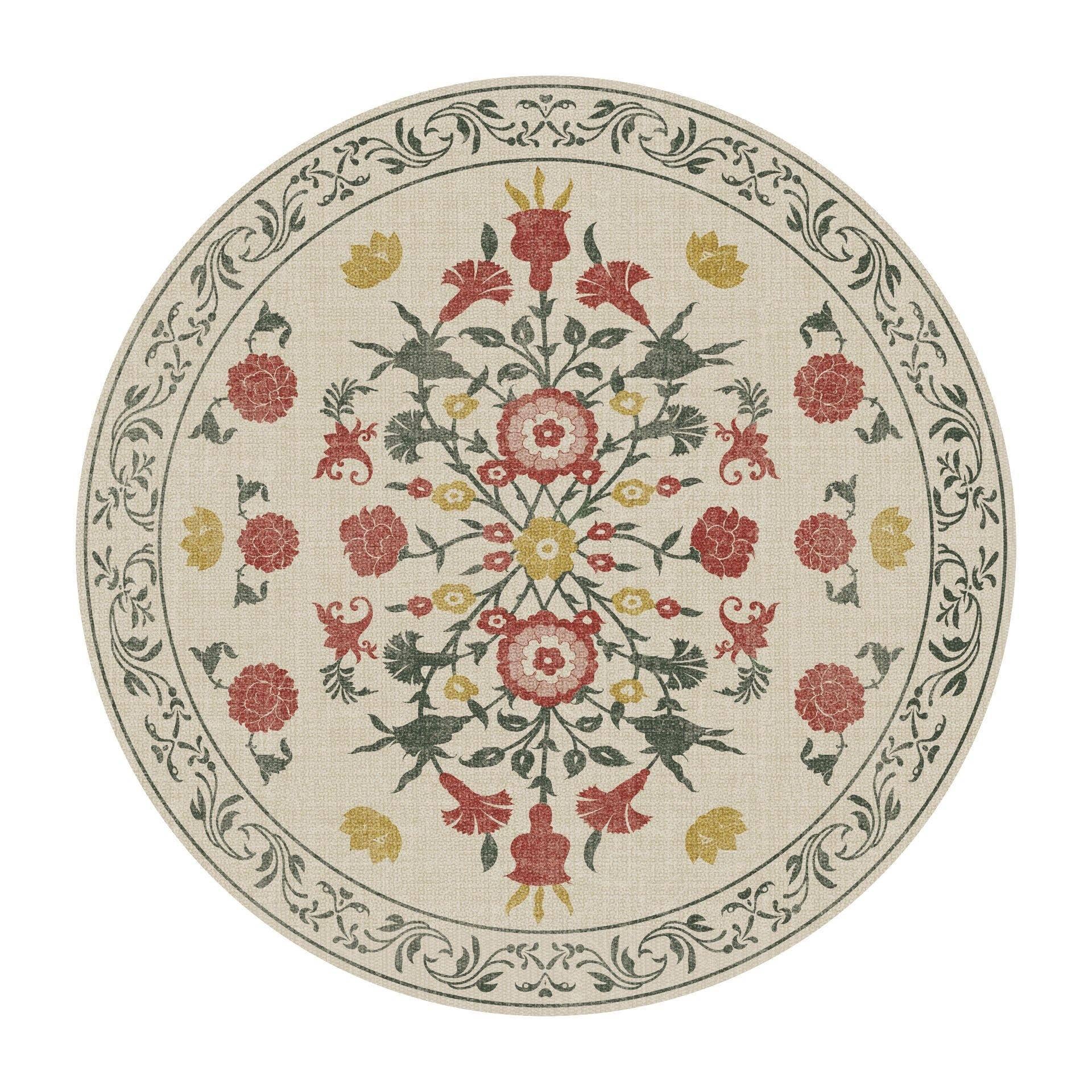 Carolina Creekhouse - Vente Tapis de sol - Amelia FloorFlat | Rouge - Tapis en vinyle de qualité supérieure1