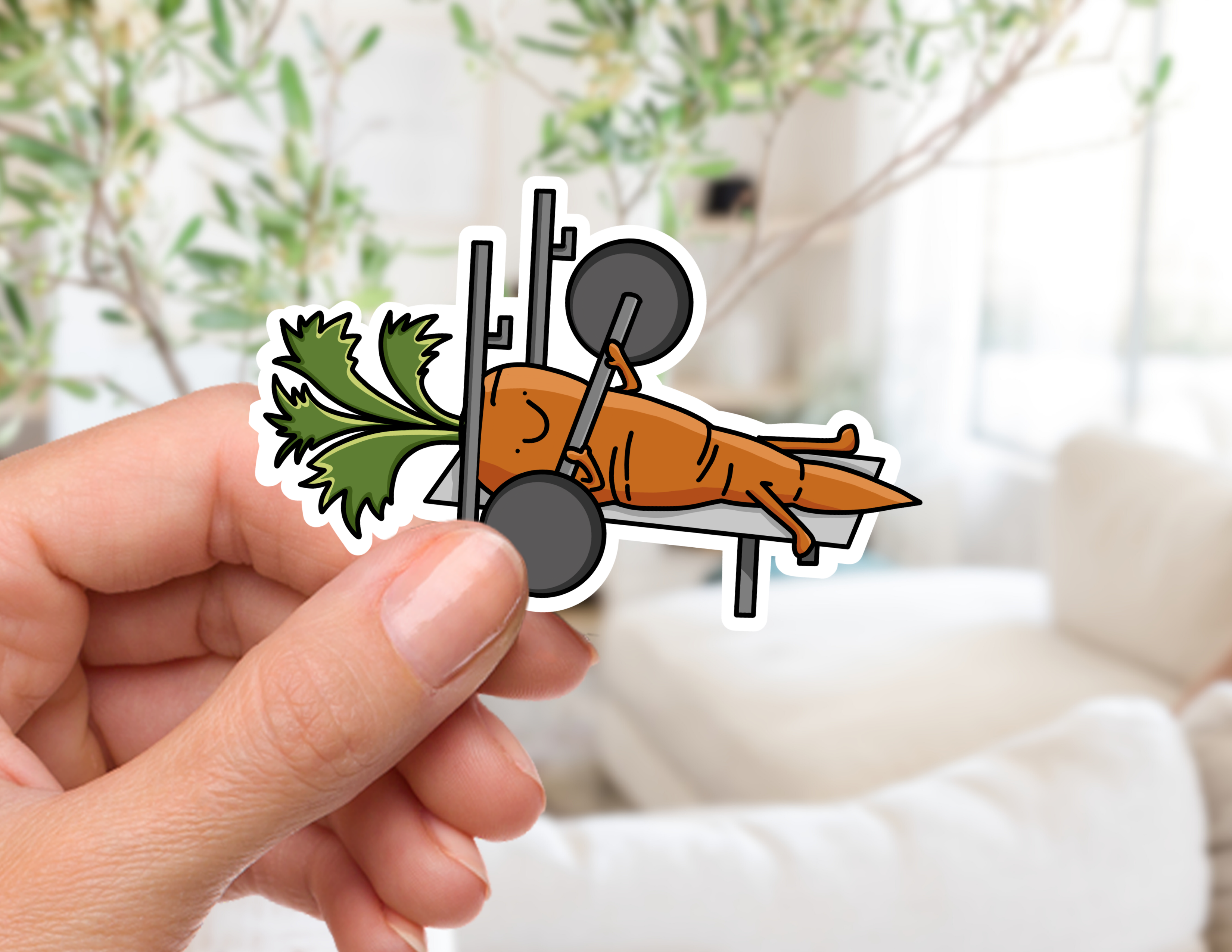 Couch McDoodles - Wholesale Sticker - Health Nuts...but Fruits and Veggies Sticker8