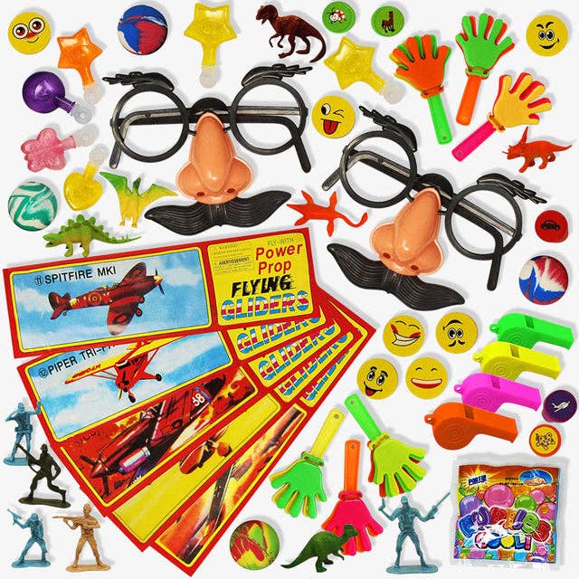 The Twiddlers - Wholesale Toy Set - Kids - 100 Mixed Party Toy Mega Set - Huge Selection for Kids