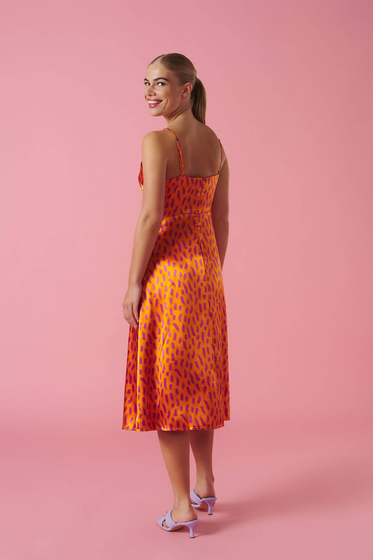 ORANGE Bella Dress for wholesale on Faire3