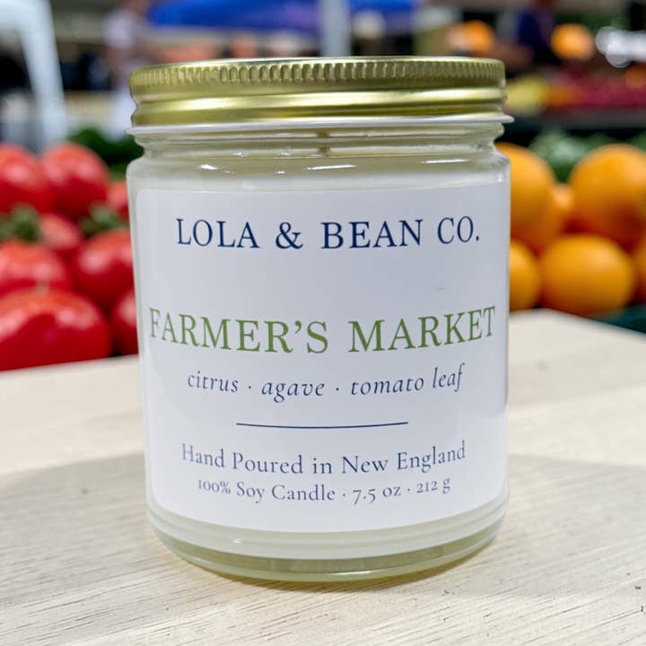 Bondens marknad – Sojaljus | Citrus, Agave, Tomatblad för wholesale av Lola & Bean Co.