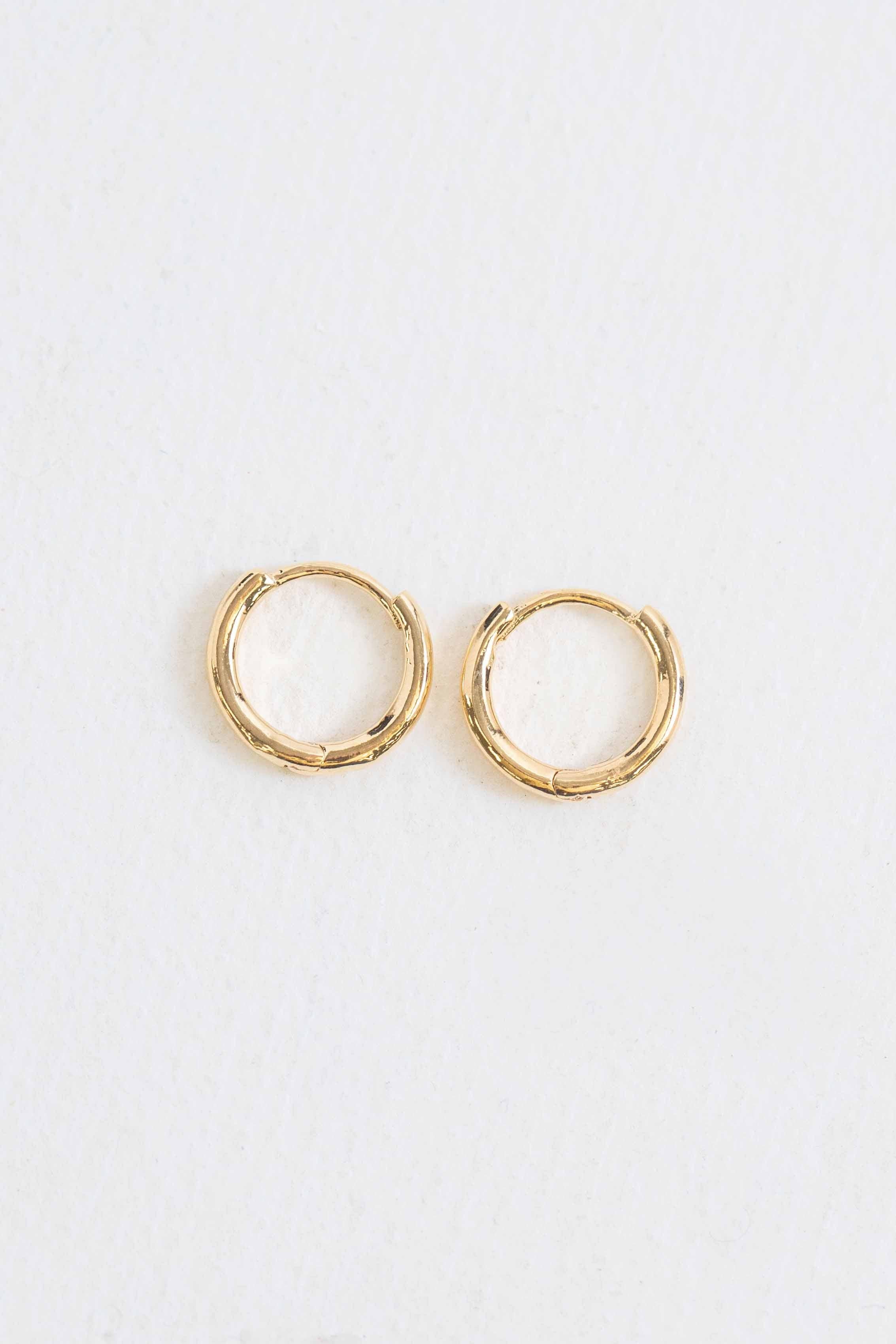 Lovoda - Wholesale Huggie Earrings - Ultra Mini Huggie Hoop Earrings | Gold2