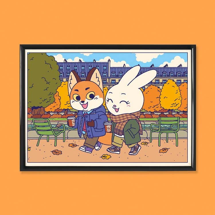 Yeaaah! Studio – Impressão artística por atacado – Exibir « Tuileries » - Formato A40