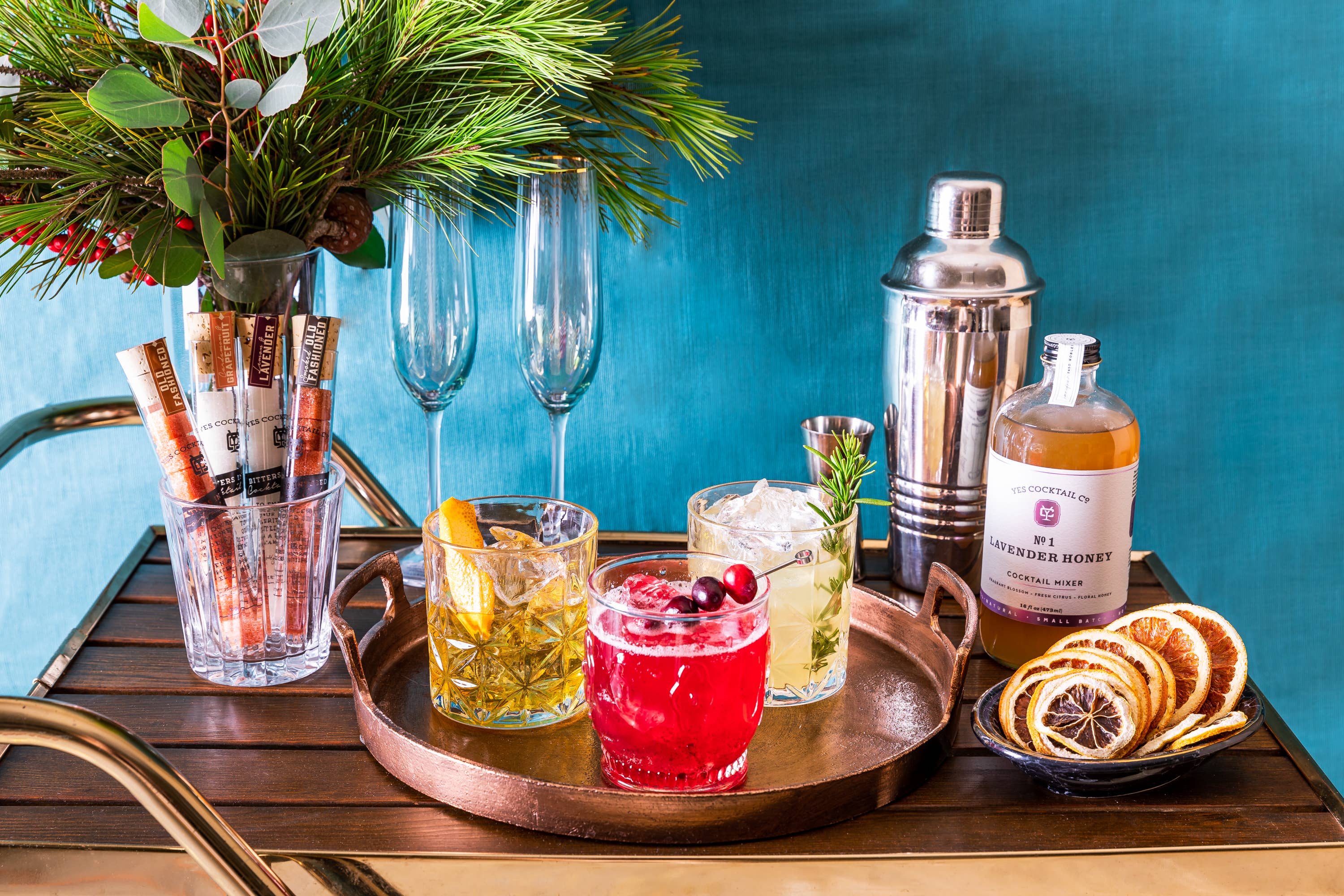 Yes Cocktail Co - Wholesale Cocktail Mix/Syrup - Lavender Honey Cocktail Mixer12