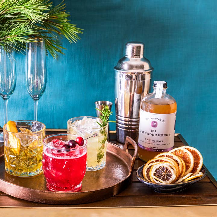 Yes Cocktail Co - Wholesale Cocktail Mix/Syrup - Lavender Honey Cocktail Mixer12