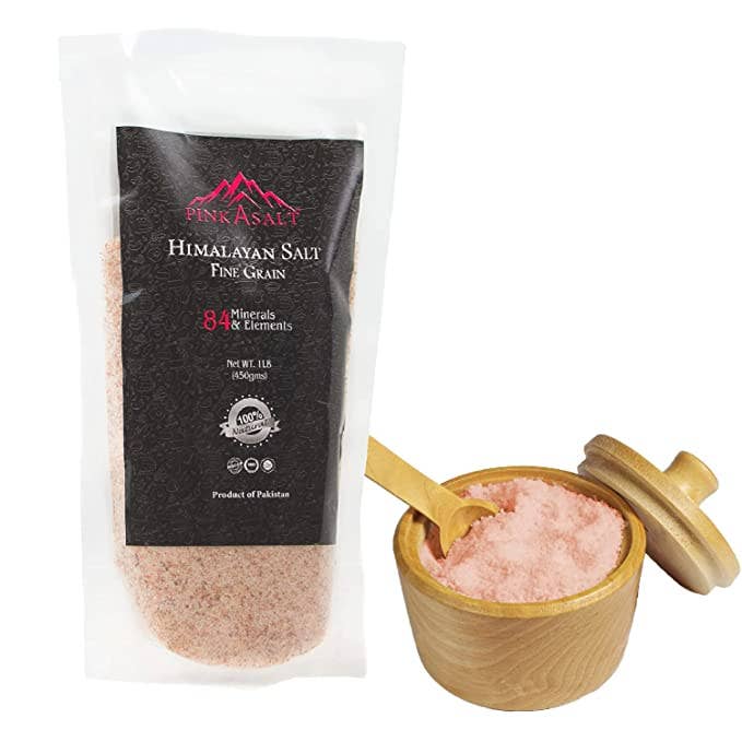 Himalayan Pink Salt Fine Grain-1.0LB för wholesale av Pink-A-Salt