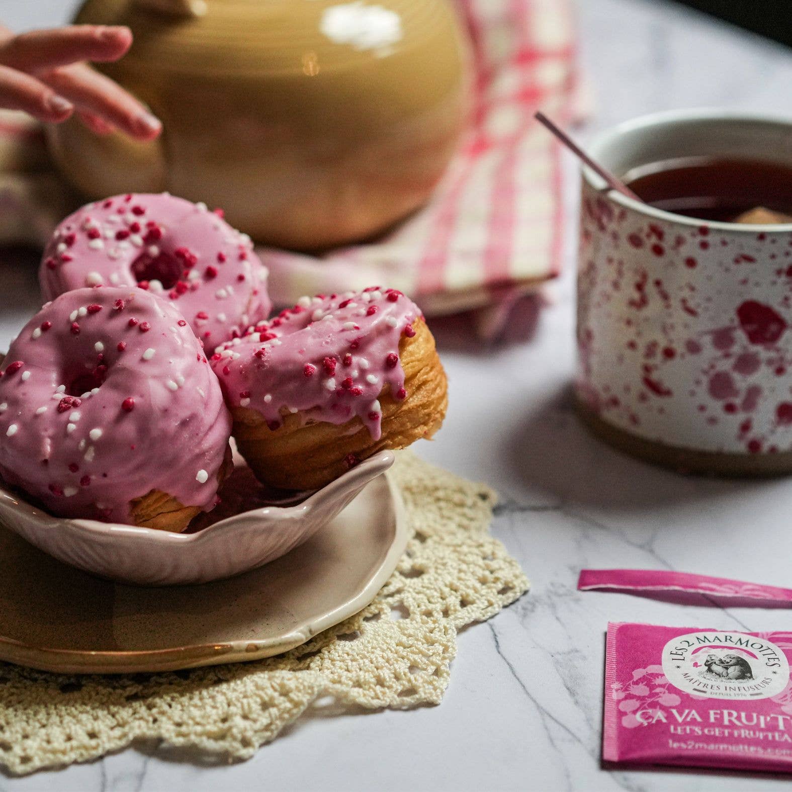 Les 2 Marmottes - Wholesale Tea Bags - Les 2 Marmottes Tea Ça va Frui'Thé - Organic Raspberry Black Tea4