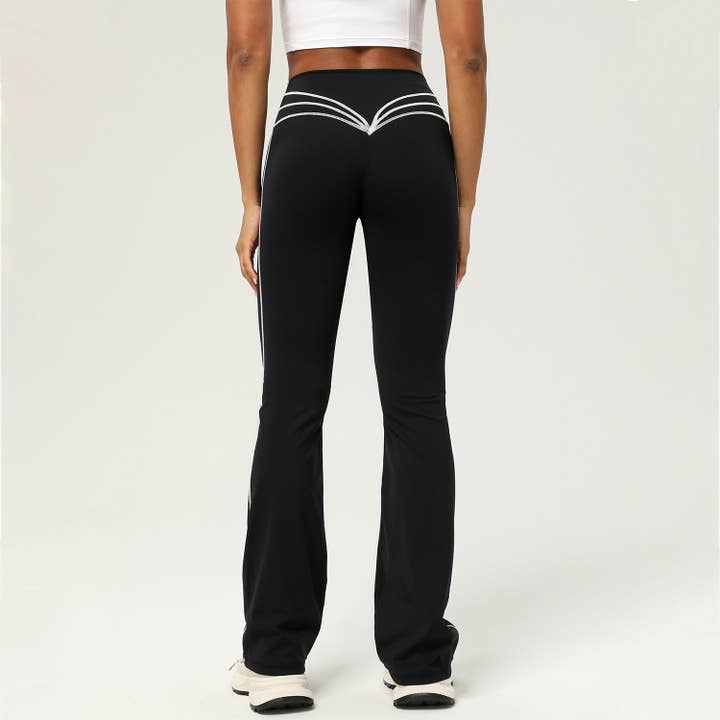 Sodalemon - Wholesale Athletic pants – Women′s - Ladies' Sporty Tight Lift Buttocks Yoga Dance Flare Pants24