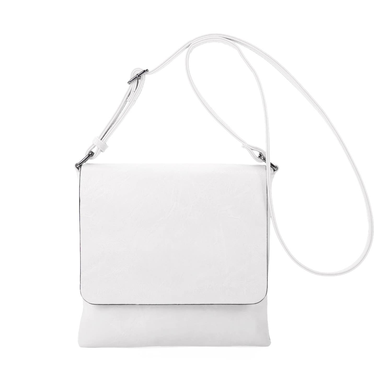 INES DELAURE - Wholesale Messenger Bag - Women's - Zipped flat pouch with soft and very practical flap8