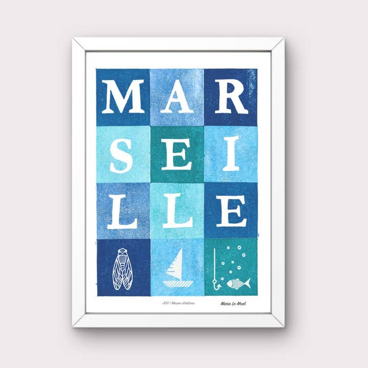 JOG | Maison d’éditions - Wholesale Art Print - Poster - Marseille - Marie Le Moal2