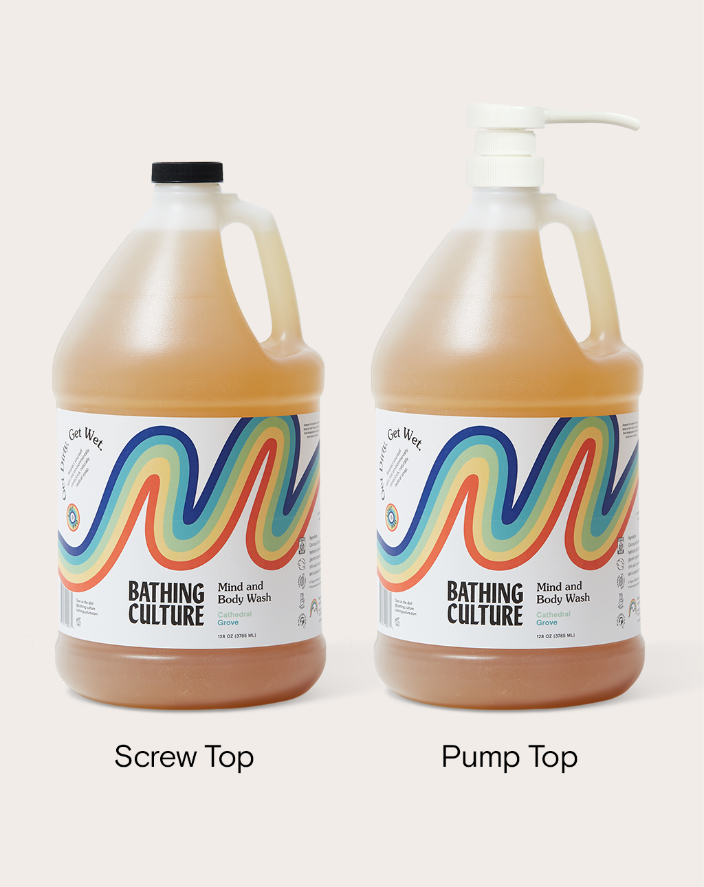 Bathing Culture - Wholesale Body Wash/Shower Gel - Mind & Body Wash (1 Gallon Refill) (Cathedral Grove)2