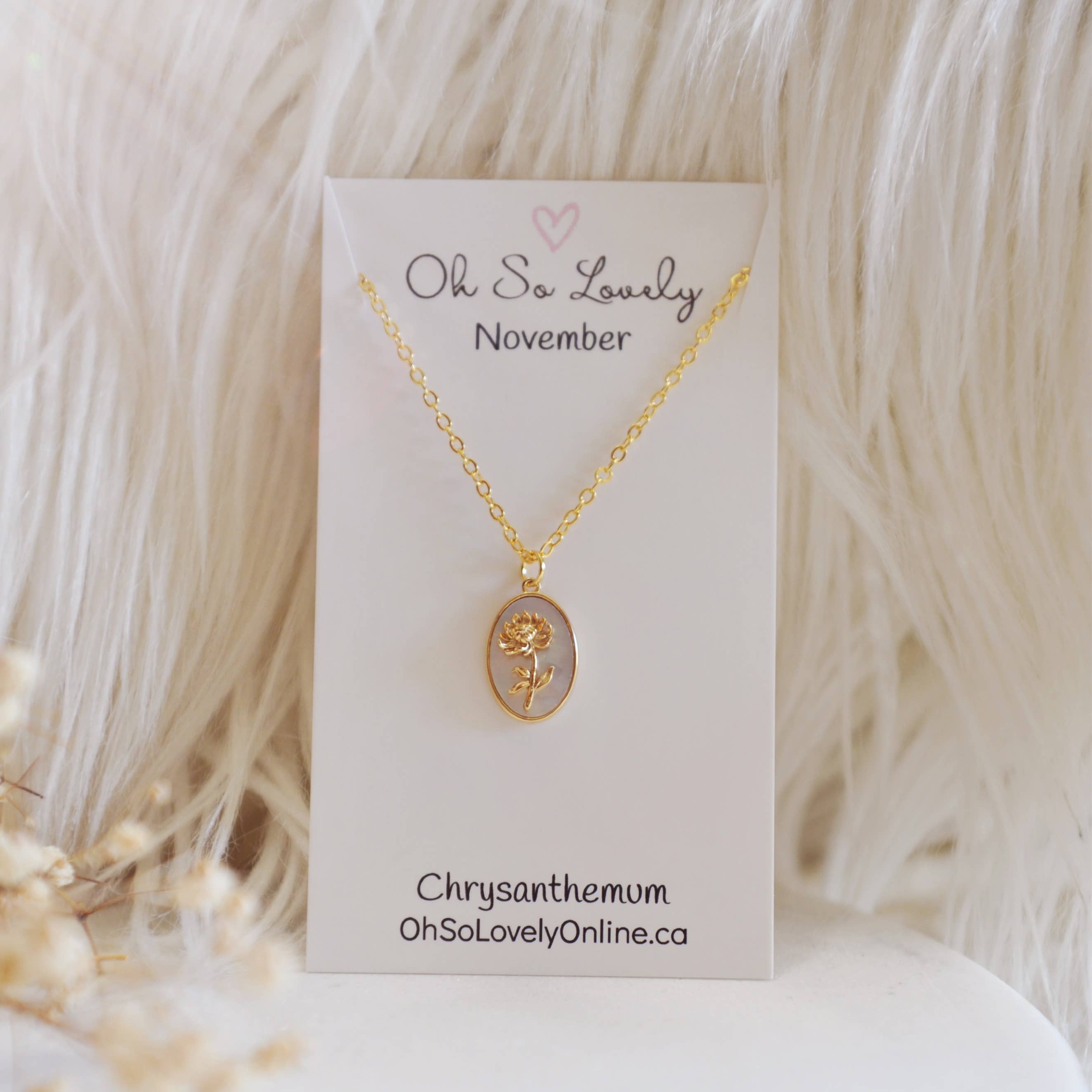 Oh So Lovely - Wholesale Pendant/Charm Necklace - Flora Birth Flower Necklace26