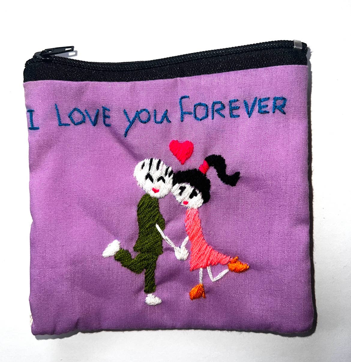 Wooven - Wholesale Pouch - Women's - "Chalee" Small Hand Embroidered Pouches by Hmong Youth in Laos30