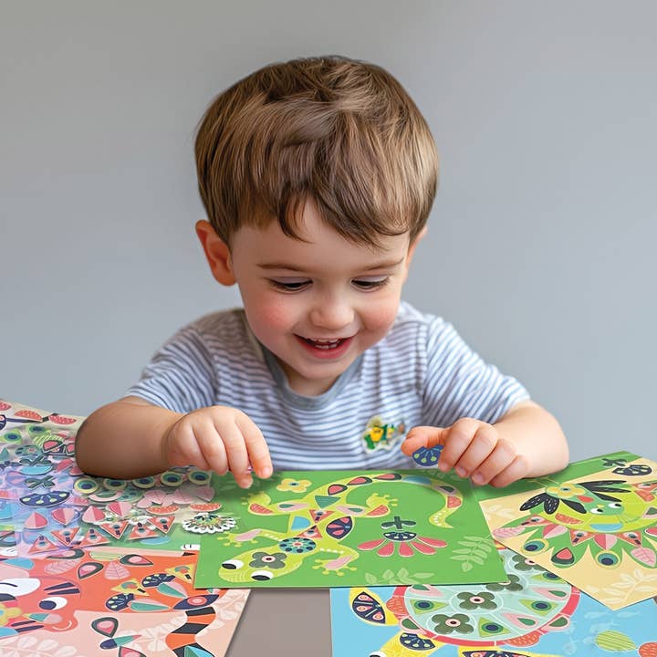 Créa Lign' - Wholesale Toy Set - Kids - Repositionable Stickers In My Savannah3