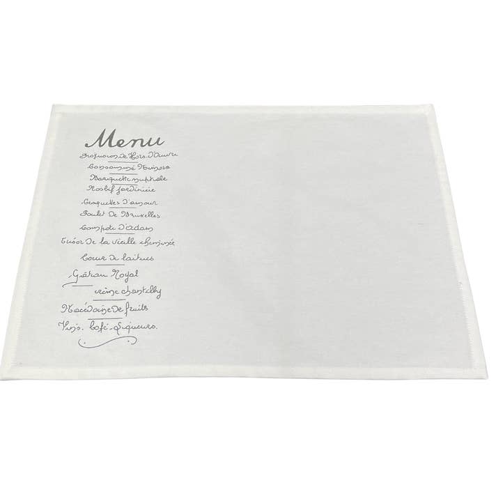 Danishville - Wholesale Tablecloth - MENU placemat