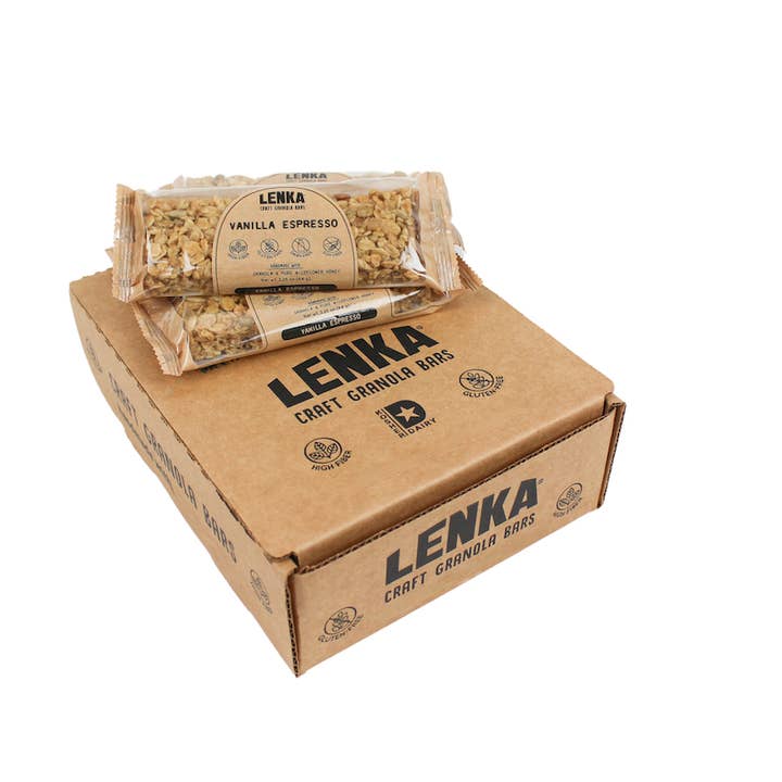Lenka Craft Granola Bars - Wholesale Snack Bar - Vanilla Espresso Granola Bar2