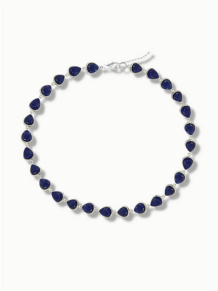 Collana in argento Sivalya Lapislazzuli - Dew Drops per la vendita all'ingrosso da parte di Sivalya
