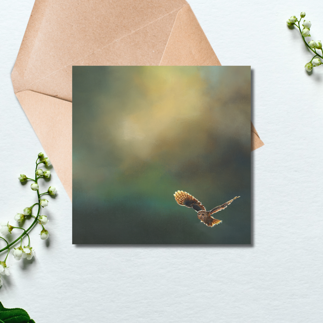 Portrait of Clouds - Wholesale Everyday Greeting Card - Tawny Owl Greetings Card - Luxury Textured Cardstock2
