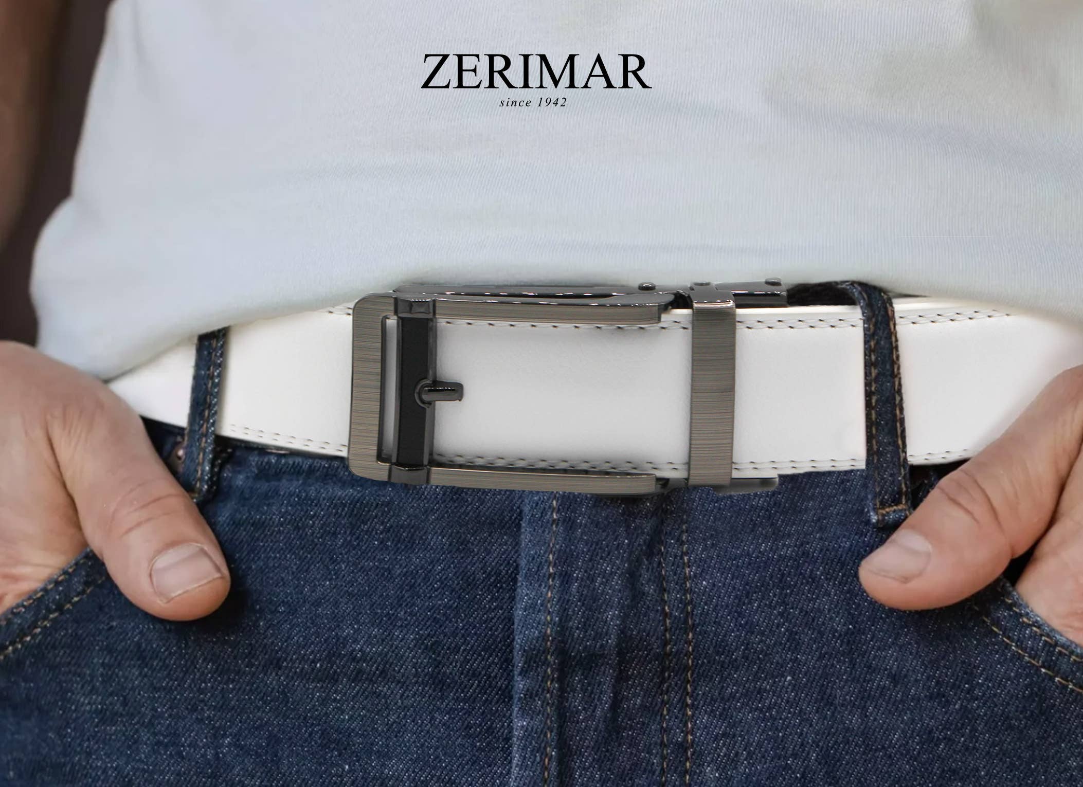 Zerimar 1942 - Wholesale Belt - Men's - Zerimar Premium Leather Belt – Elegant 30mm Automatic Buckle20