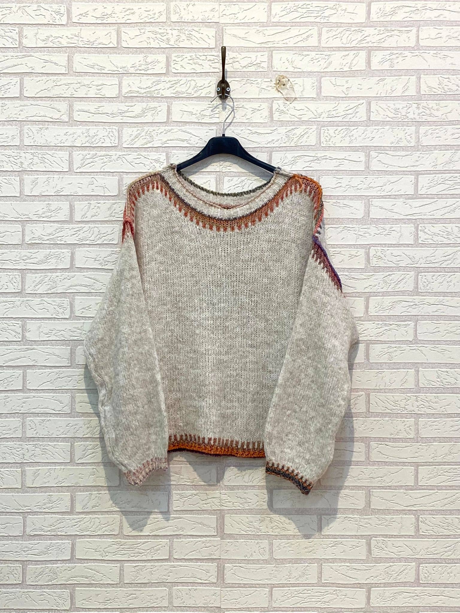 Ling – Großhandel Strickpullover – Damen – REF.25662 WOLLJERSEY MIT U-BOOT-AUSSCHNITT6