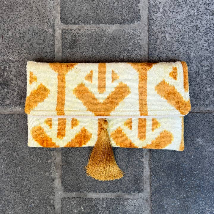 Ikat Clutchväska Provence för wholesale av Mila∞Miro by Emelie