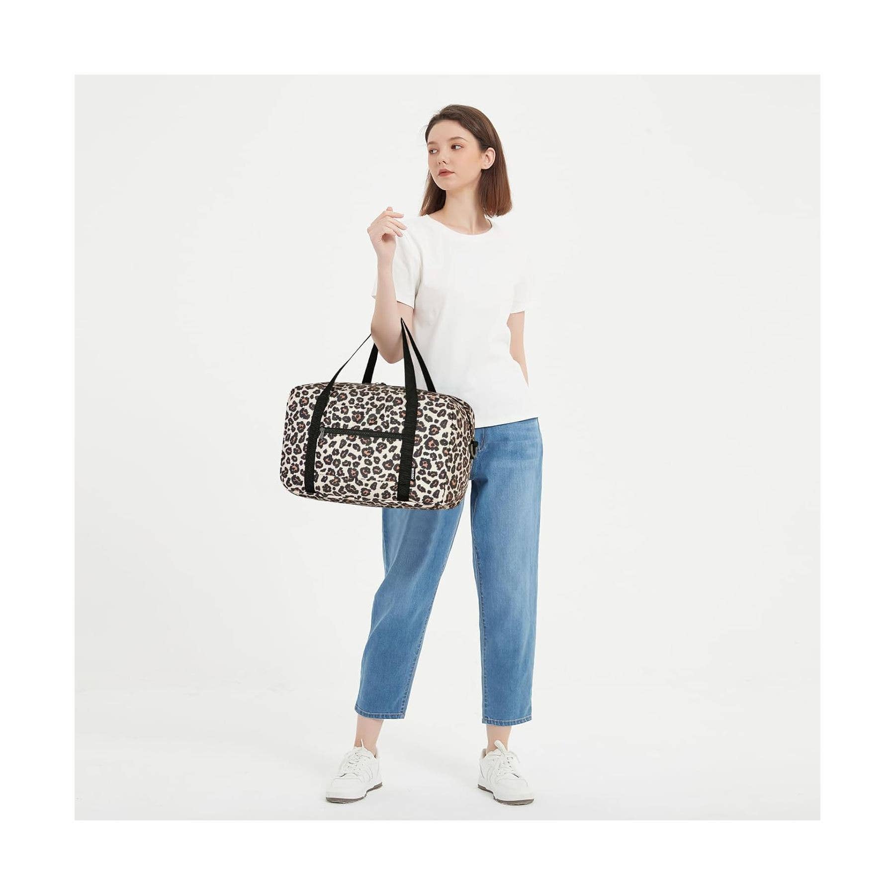 wandf – Saco de viagem - Mulher por atacado – Mala de Viagem Impressa 20L Armazenamento Sob o Assento para Companhias Aéreas21