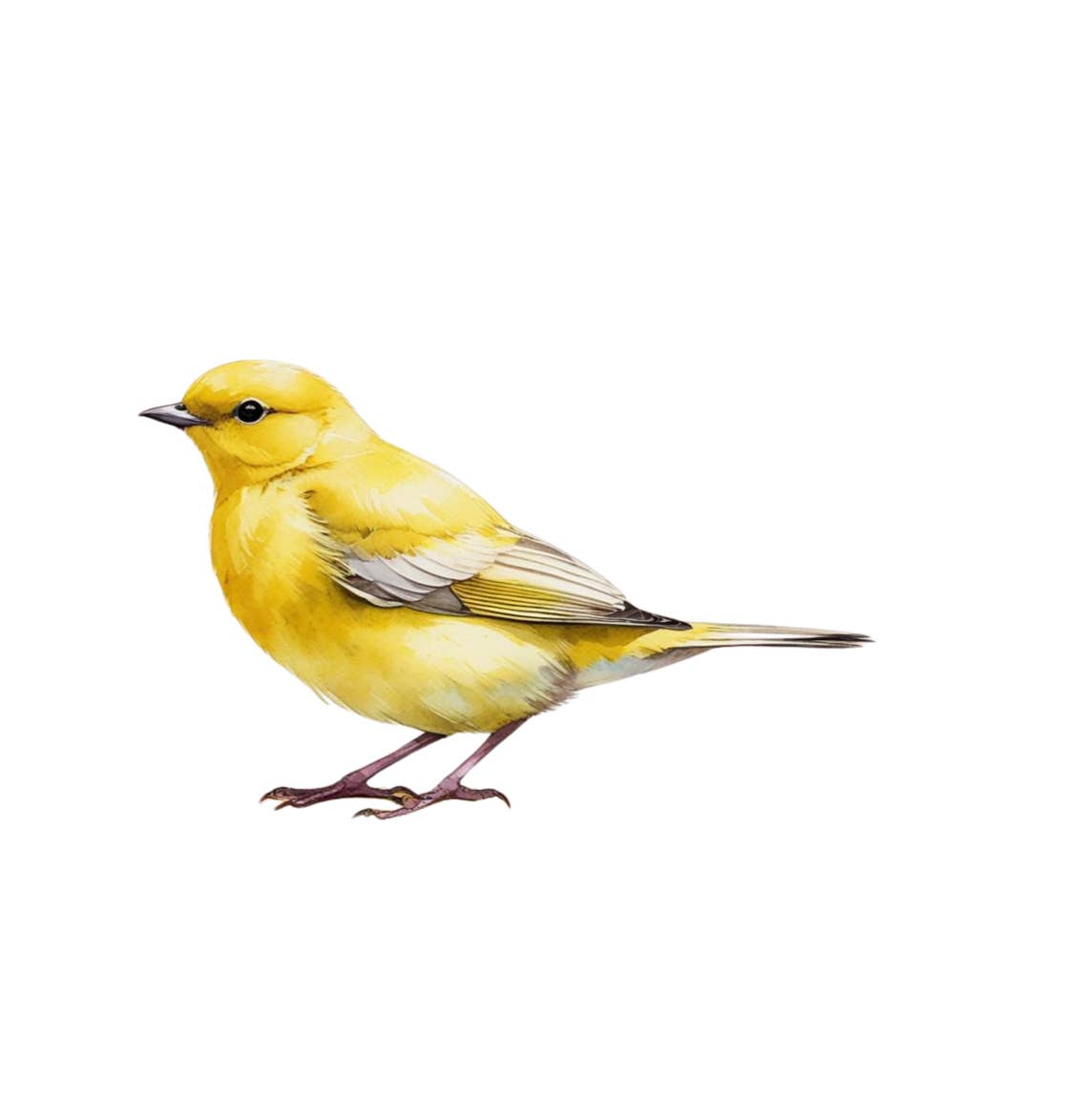 Somone Studios - Wholesale Magnet - Magnets-Bird Print Magnet-Yellow1