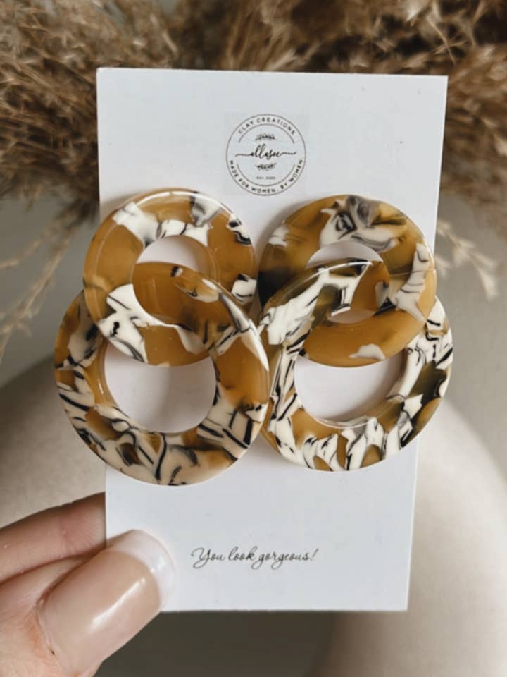 Ineinandergreifende Anhänger - 1 für den Großhandel von ElleseeWomen