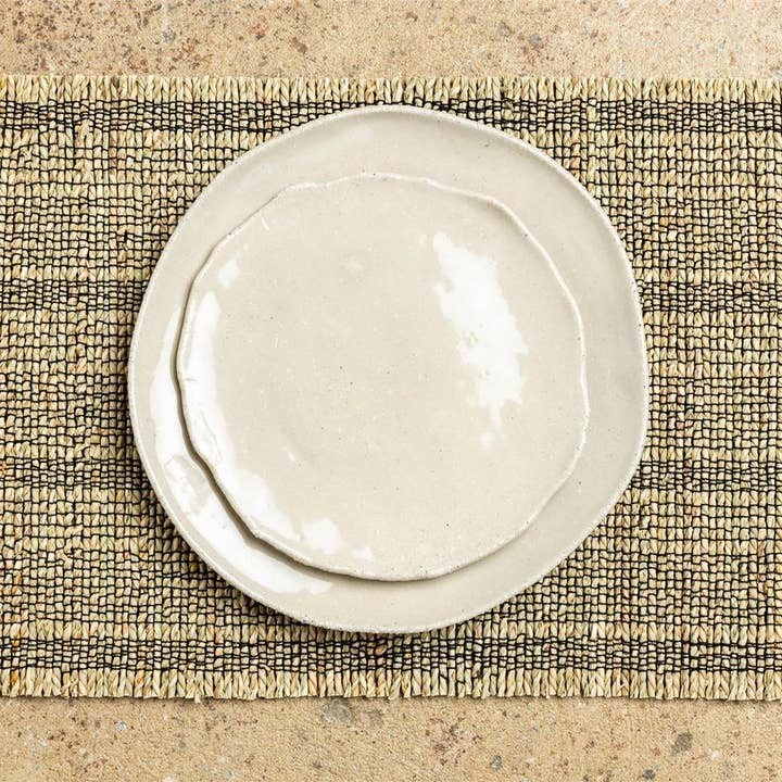 Placemat - Natural And Black Woven Seagrass (PK/12) and other Purchase Wholesale grass placemats. Free Returns & Net 60 Terms on Faire trending on Faire.