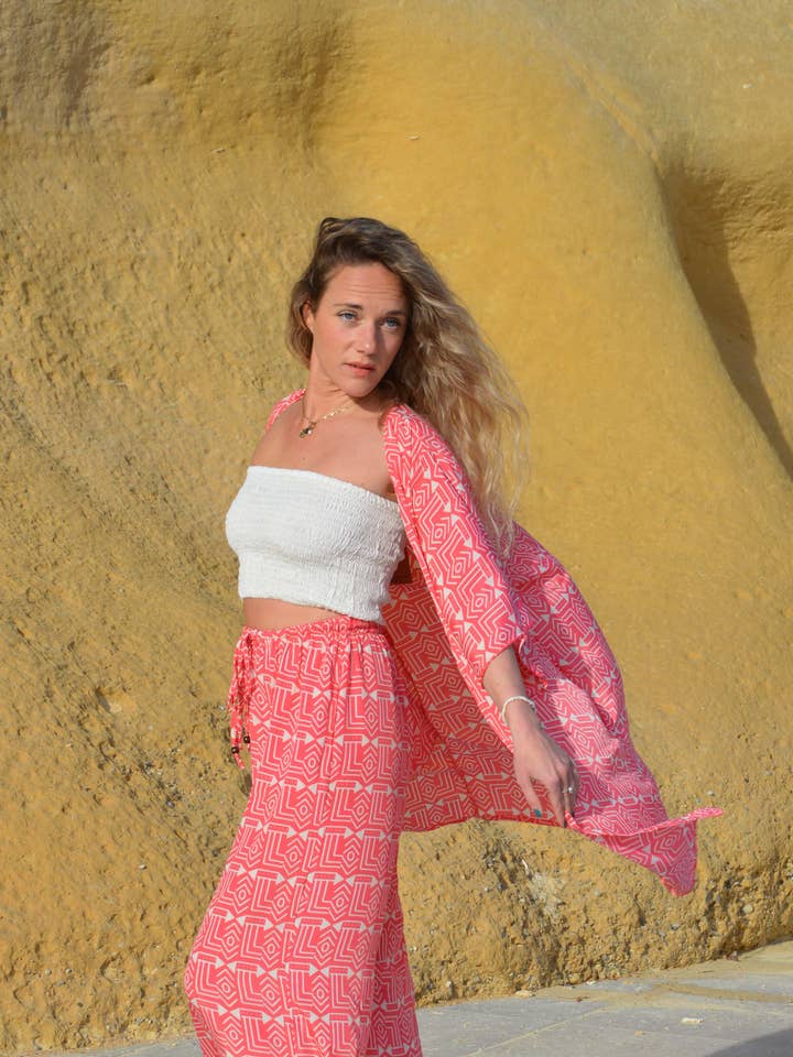 KIMONO set and pants for wholesale by Mandala by Mallorca