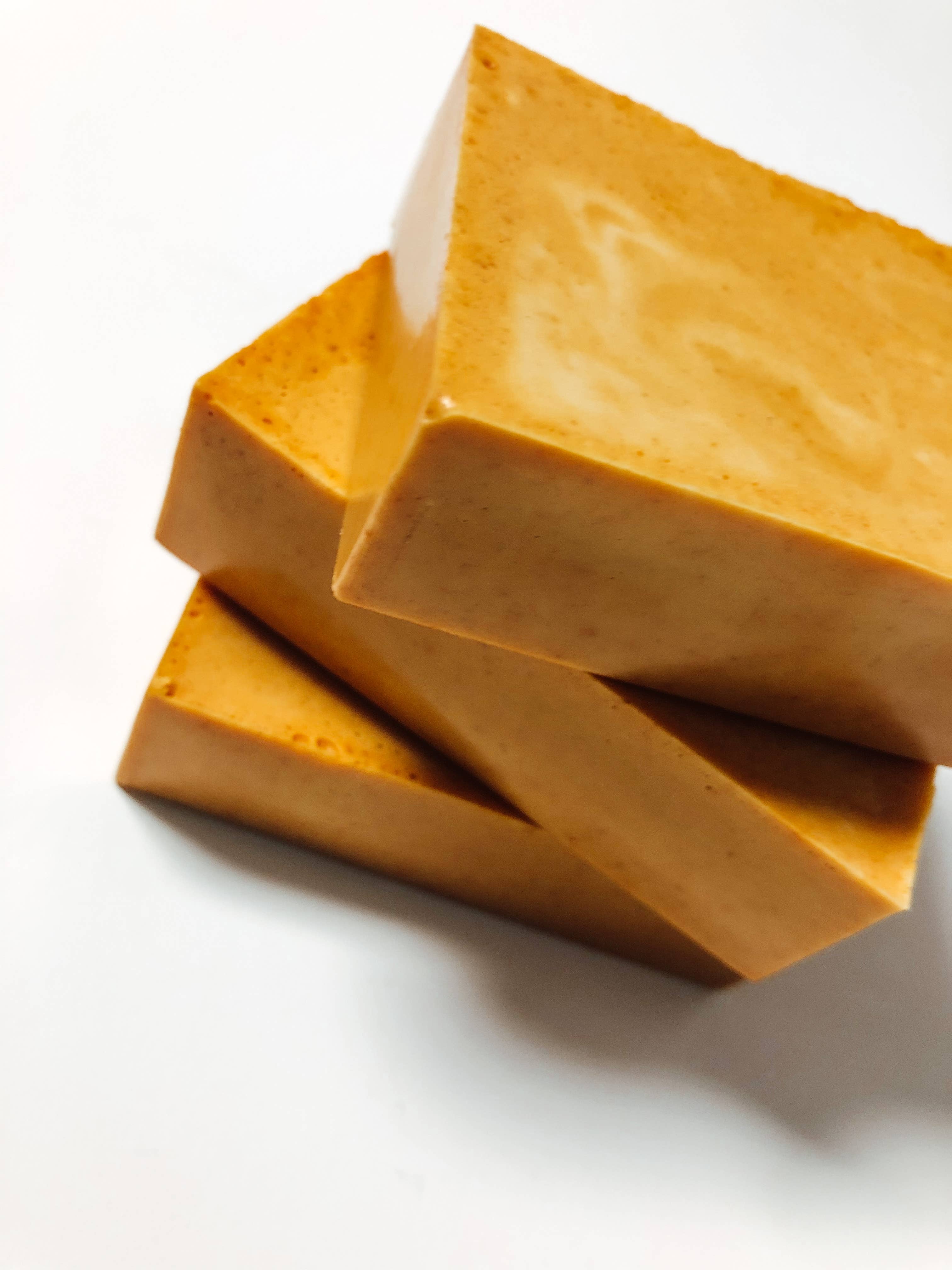 Subtle & Wild - Wholesale Bar Soap - No Label Turmeric Soaps with Shea Butter and Coconut Oil1
