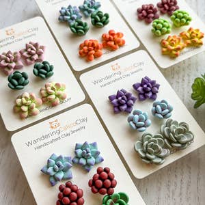 Purchase Wholesale succulent earrings. Free Returns Net 60 Terms