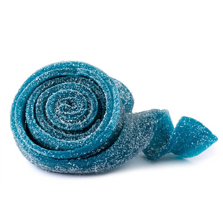 Clever BERRY BLUE Zure Riemen Snoep Onverpakt 1,5 kg voor wholesale door Long Island Candy Factory