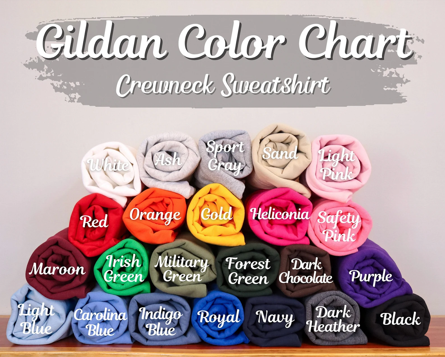 Forever11 - Wholesale Sweatshirt - Men's - Gildan 18000 Unisex Heavy Blend Crewneck Sweatshirt8