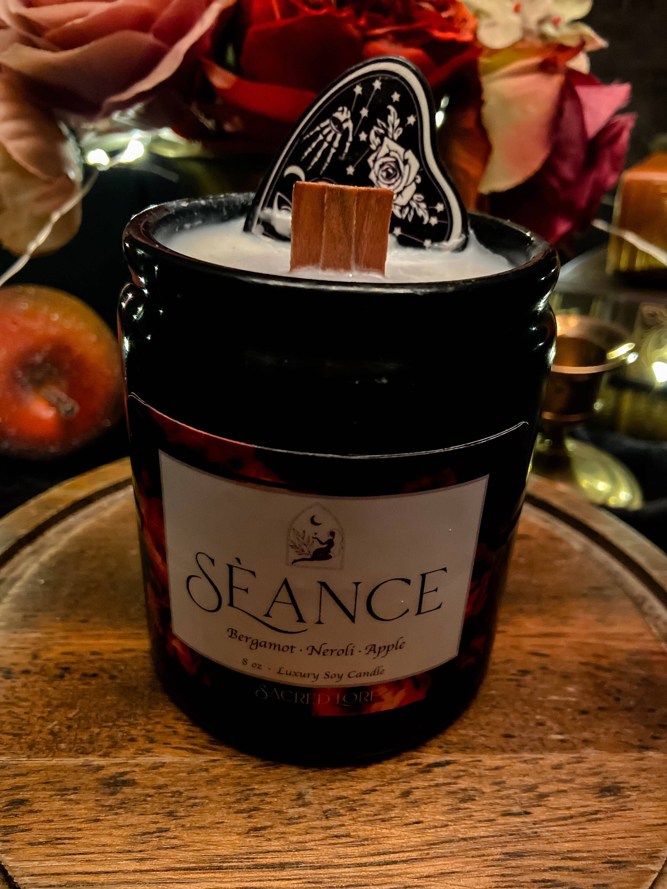 Sacred Lore - Vente Bougie en bocal - Bougie de sorcière rituelle en pot d'apothicaire « Danse Macabre »