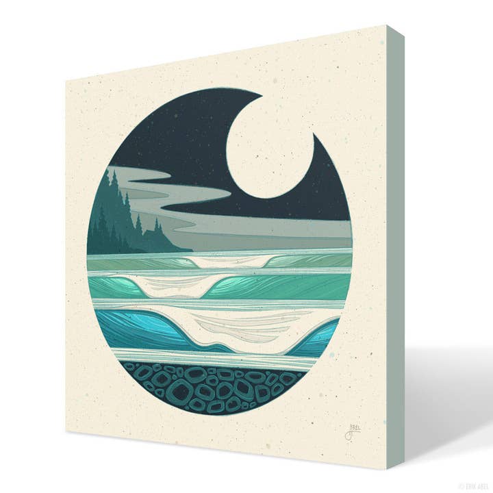 Abel Arts - Wholesale Art Print - NW Moon - WHLSL Print3
