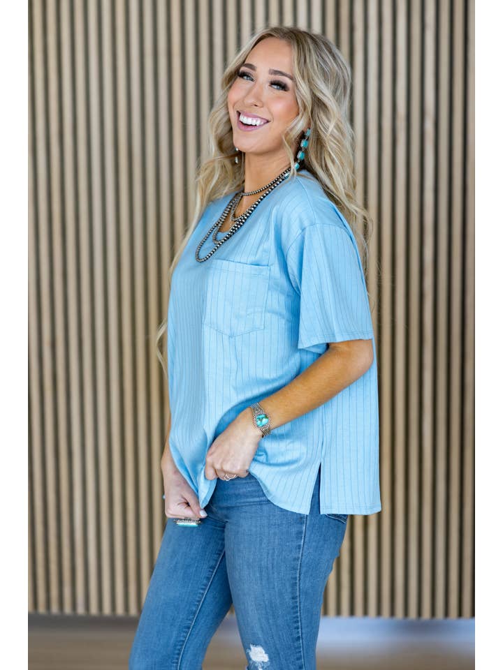 Andrée by Unit - Wholesale Knit Top - Women's - Ribbed Boyfriend Style Oversized Top