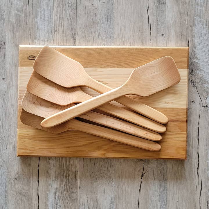 Curved Spatula Server for wholesale by Whetstone Woodenware