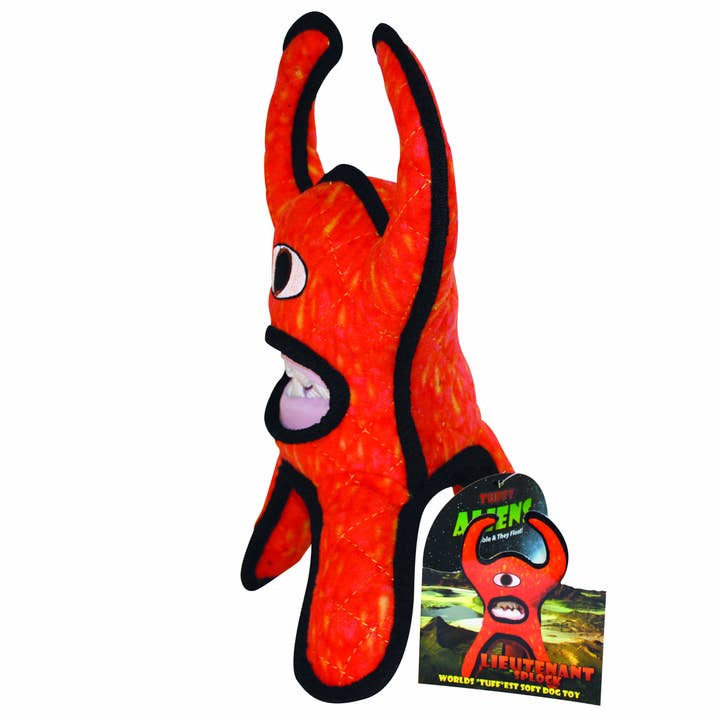 Tuffy Dog Toys - VIP Products – wholesale Pet squeaky toy – Dog – Tuffy Alien - Red, Durable, Tough, Squeaky Dog Toy