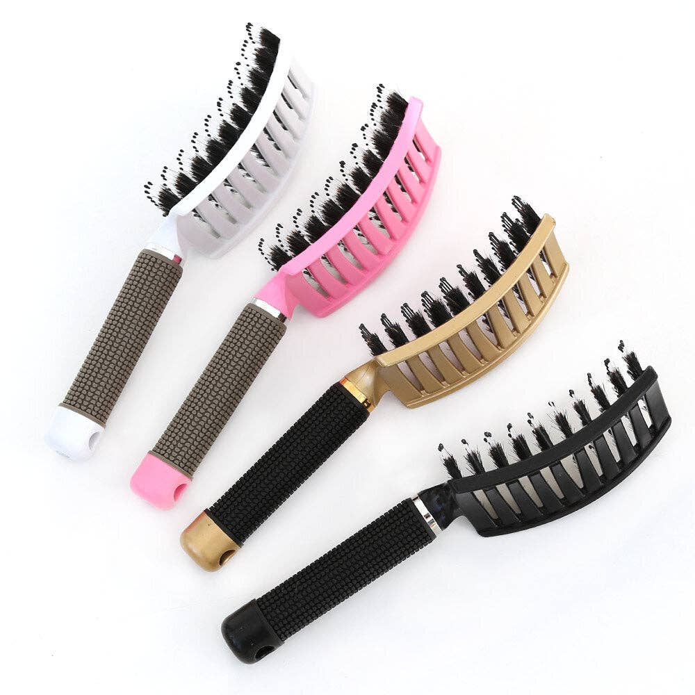 Love Ibiza – wholesale Hair brush/comb – Anti-klit haarborstel black3