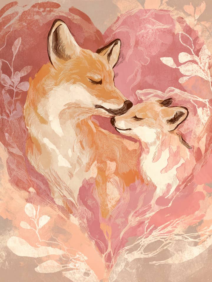 Valentine 2026: Close to You (fox) | Card Fripperies for wholesale by Fripperies