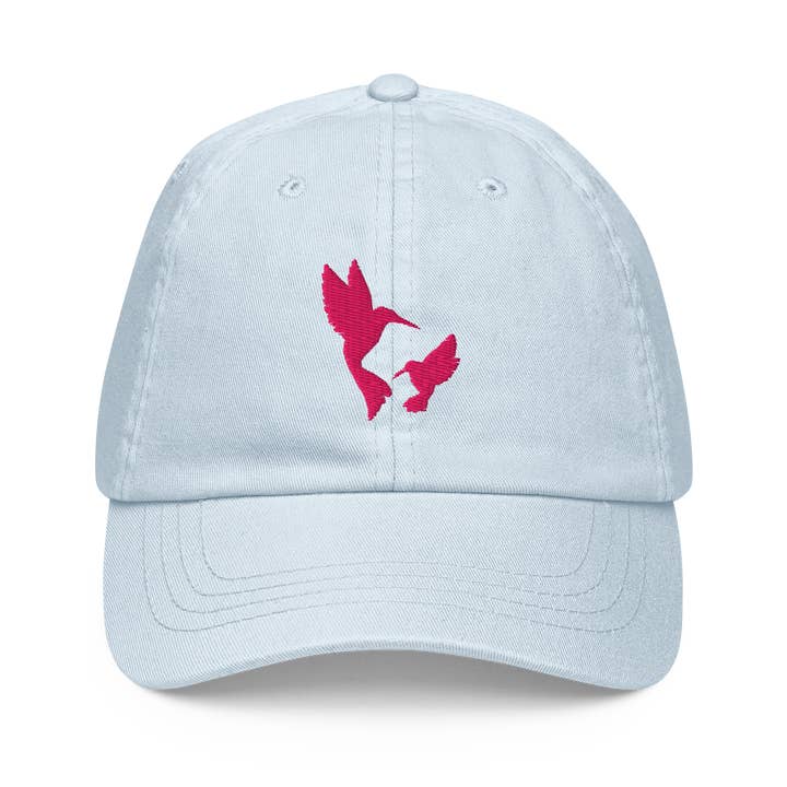 Blå basebollkeps kolibri – Pastellfärgad keps för wholesale av MiniDei