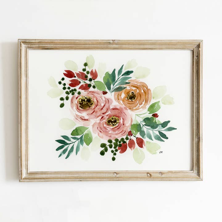 Impression d'art floral (13) pour la vente par Camelot Rose Art